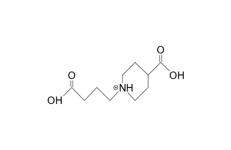 4-Carboxy-1-piperidinebutanoic acid, cation