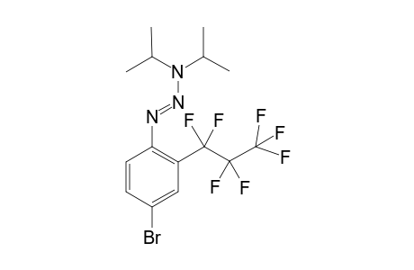 (E)-1-(4-Bromo-2-(heptafluoropropyl)phenyl)-3,3-diisopropyltriaz-1-ene