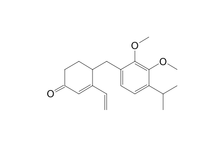 4-(4-isopropyl-2,3-dimethoxy-benzyl)-3-vinyl-cyclohex-2-en-1-one