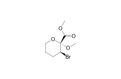 (2S,3S)-3-bromo-2-methoxy-2-oxanecarboxylic acid methyl ester