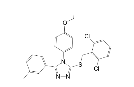 3-[(2,6-dichlorobenzyl)sulfanyl]-4-(4-ethoxyphenyl)-5-(3-methylphenyl)-4H-1,2,4-triazole