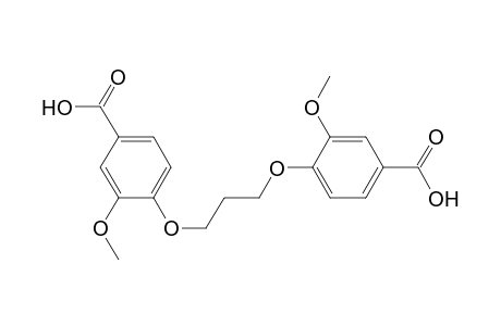 4-[3-(4-carboxy-2-methoxy-phenoxy)propoxy]-3-methoxy-benzoic acid