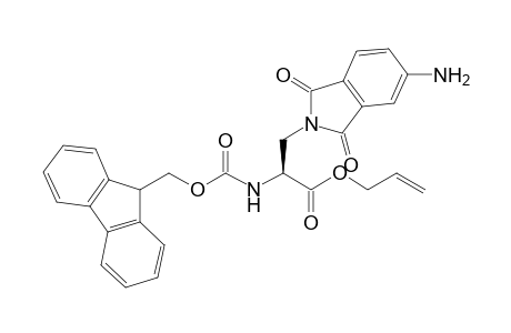 (S)-allyl 2-(((9H-fluoren-9-yl)methoxy)carbonylamino)-3-(5-amino-1,3-dioxoisoindolin-2-yl)propanoate