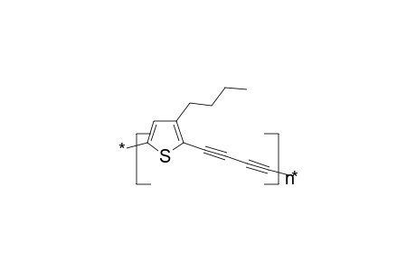 Poly[ethylene(3-butyl-2,5-thiophenediyl)ethynylene]