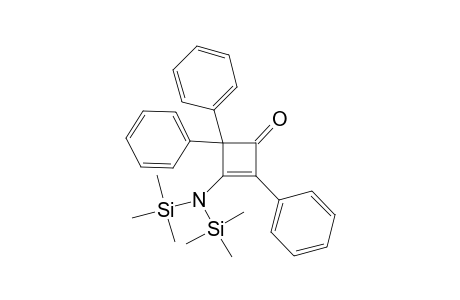 3-[bis(trimethylsilyl)amino]-2,4,4-triphenyl-1-cyclobut-2-enone