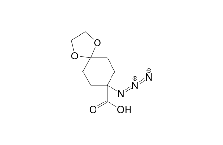 8-Azido-1,4-dioxaspiro[4.5]decane-8-carboxylic acid