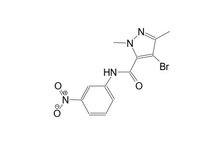 4-bromo-1,3-dimethyl-N-(3-nitrophenyl)-1H-pyrazole-5-carboxamide