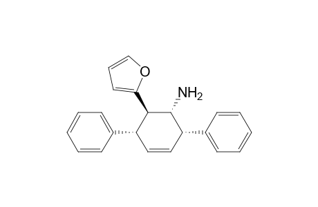 3-Cyclohexen-1-amine, 6-(2-furanyl)-2,5-diphenyl-, (1.alpha.,2.alpha.,5.alpha.,6.beta.)-