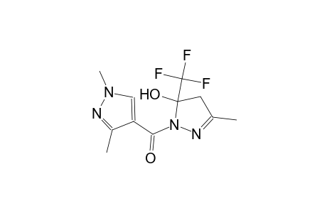 1-[(1,3-dimethyl-1H-pyrazol-4-yl)carbonyl]-3-methyl-5-(trifluoromethyl)-4,5-dihydro-1H-pyrazol-5-ol