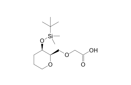 2-[[(2R,3R)-3-[tert-butyl(dimethyl)silyl]oxy-2-oxanyl]methoxy]acetic acid