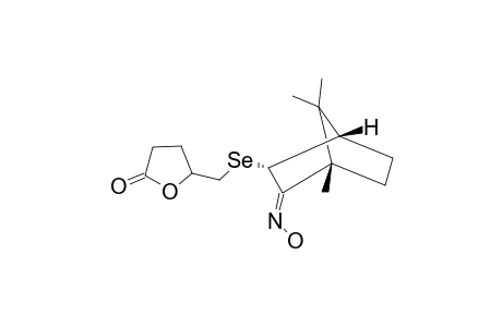 [(1R)-2-OXIMO-ENDO-3-BORNYL]-[METHYLENE-(PENTANOIC-ACID-GAMMA-LACTONE-5-YL)]-SELENIDE;MAJOR-ISOMER