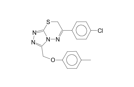 3-(4-methylphenoxymethyl)-6-(4-chlorophenyl)-7H-[1,2,4]triazolo[3,4-d][1,3,4]thiadiazine