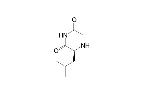 3(S)-(2-methylpropyl)piperazin-2,6-dione