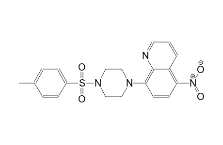 quinoline, 8-[4-[(4-methylphenyl)sulfonyl]-1-piperazinyl]-5-nitro-