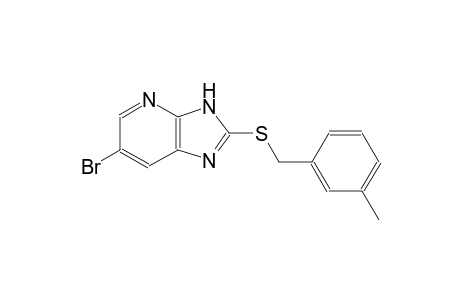 6-bromo-2-[(3-methylbenzyl)sulfanyl]-3H-imidazo[4,5-b]pyridine