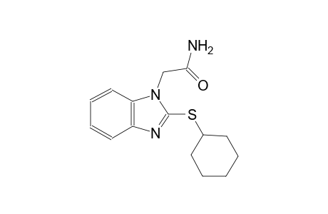 2-[2-(Cyclohexylsulfanyl)-1H-benzimidazol-1-yl]acetamide