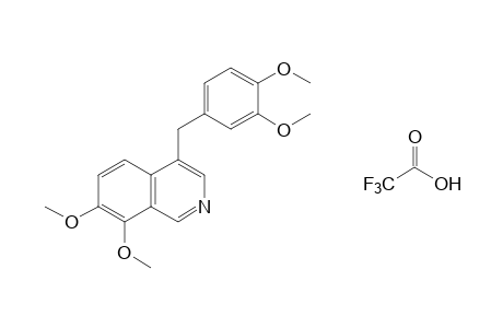 7,8-dimethoxy-4-veratrylisoquinoline, trifluoroacetate (1:1) (salt)