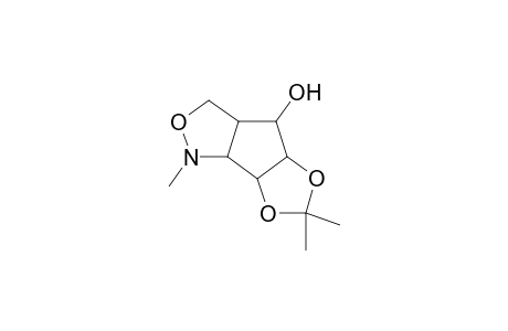 1H-[1,3]Dioxolo[4,5]cyclopent[1,2-c]isoxazol-4-ol, hexahydro-1,6,6-trimethyl-, [3as-(3a.alpha.,4.beta.,4a.beta.,7a.beta.,7b.alpha.)]-
