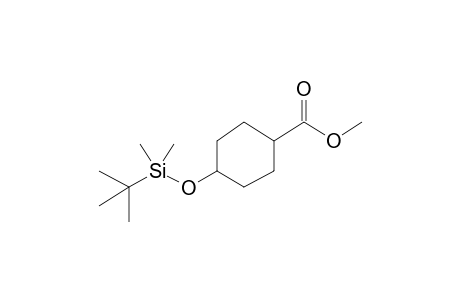 Trans-4-hydroxycyclohexanecarboxylic acid, o-tert-butyldimethylsilyl, methyl ester