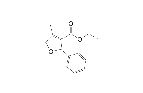 4-Methyl-2-phenyl-2,5-dihydrofuran-3-carboxylic acid ethyl ester