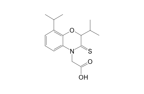 2-(2,8-diisopropyl-3-thioxo-1,4-benzoxazin-4-yl)acetic acid