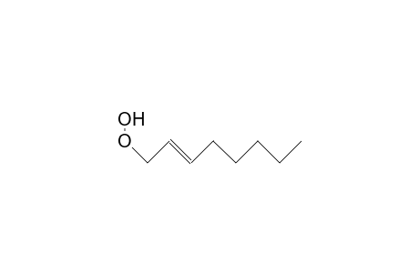 1-Hydroperoxy-trans-2-octene