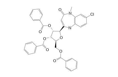 8-CHLOROLO-1-METHYL-4-[1-(2,3,5-TRI-O-BENZOYL-BETA-D-RIBOFURANOSYL)-OXO]-1,3-DIHYDRO-2H-1,5-BENZODIAZEPIN-2-ONE