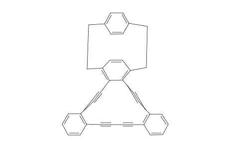 1,2:9,10-DIBENZO-5,6-[2.2]-PARACYCLOPHANO-3,4,7,8,11,12,13,14-OCTADEHYDRO-[14]-ANNULENE