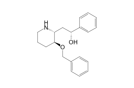 2(R)-1-[(2'R,3'S)-3'-(Benzyloxy)piperidin-2'-yl]-2-hydroxy-2-phenyl-ethanol