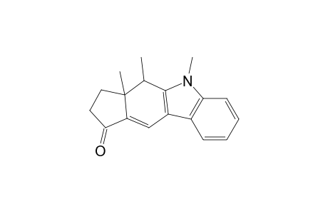 Cyclopenta[b]carbazol-3(2H)-one, 1,3a,4,5-tetrahydro-3a,4,5-trimethyl-, trans-