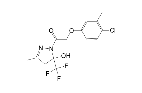 1H-pyrazol-5-ol, 1-[(4-chloro-3-methylphenoxy)acetyl]-4,5-dihydro-3-methyl-5-(trifluoromethyl)-