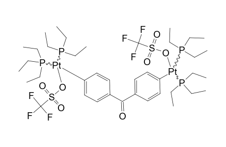 4,4'-BIS-[TRANS-PT-(PET3)2-(OTF)]-BENZOPHENONE