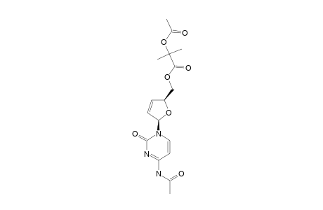 2-acetoxy-2-methyl-propionic acid [(2S,5R)-5-(4-acetamido-2-keto-pyrimidin-1-yl)-2,5-dihydrofuran-2-yl]methyl ester
