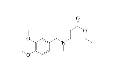 Ethyl 3-[(3,4-dimethoxybenzyl)(methyl)amino]propanoate