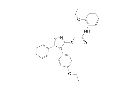 N-(2-ethoxyphenyl)-2-{[4-(4-ethoxyphenyl)-5-phenyl-4H-1,2,4-triazol-3-yl]sulfanyl}acetamide