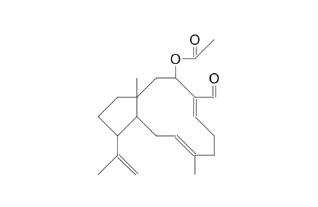 3R-Acetoxy-1S,11R,12S-dolabella-4(Z),8(E),18-trien-16-al
