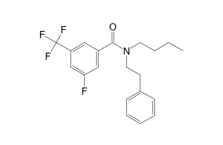 3-Fluoro-5-(trifluoromethyl)benzamide, N-(2-phenylethyl)-N-butyl-