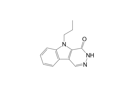 5-Propyl-3,5-dihydro-4H-pyridazino[4,5-b]indol-4-one