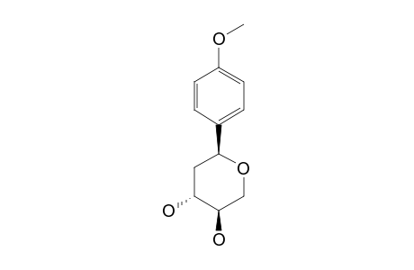 (2R*,4R*,5S*)-2-(4-Methoxyphenyl)-tetrahydropyran-4,5-diol