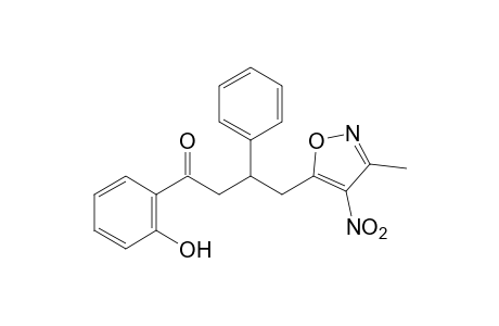 2'-hydroxy-4-(3-methyl-4-nitro-5-isoxazolyl)-3-phenylbutyrophenone