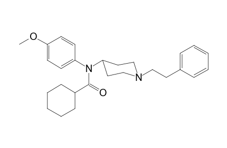N-4-Methoxyphenyl-N-[1-(2-phenylethyl)piperidin-4-yl]cyclohexanecarboxamide