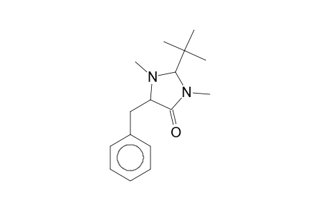 5-Benzyl-2-tert-butyl-1,3-dimethyl-4-imidazolidinone
