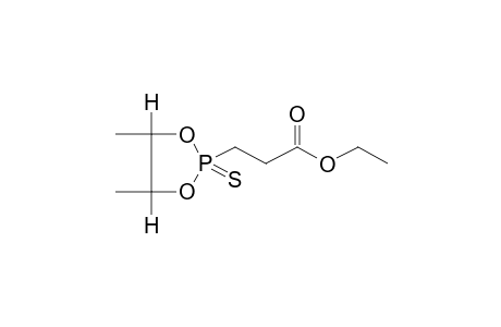 2-THIOXO-2-(2-ETHOXYCARBONYLETHYL)-4,5-DIMETHYL-1,3,2-DIOXAPHOSPHOLANE