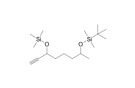 (+,-)-3-Trimethylsilyloxy-7-tert-butyldimethylsilyoxyoct-1-yne