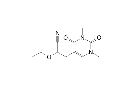 2-Ethoxy-3-(1,3-dimethyl-2,4-dioxopyrimidin-5-yl)propanenitrile