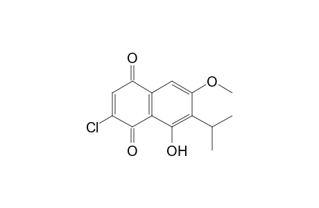 2-chloro-8-hydroxy-7-isopropyl-6-methoxy-1,4-naphthoquinone
