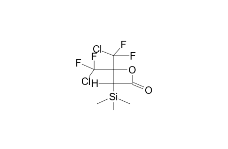 3-TRIMETHYLSILYL-4,4-BIS(CHLORODIFLUOROMETHYL)-2-OXETANONE