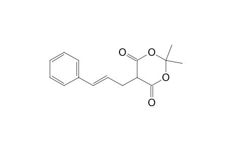 2,2-Dimethyl-5-[(E)-3-phenylprop-2-enyl]-1,3-dioxane-4,6-dione