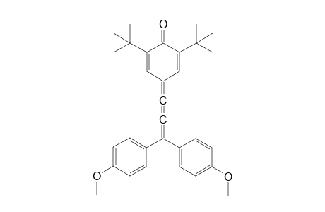 2,6-Di-tert-butyl-4-{3,3-bis[4-methoxyphenyl]propadienylidene}-2,5-cyclohexadien-1-one (Quinopropadiene)