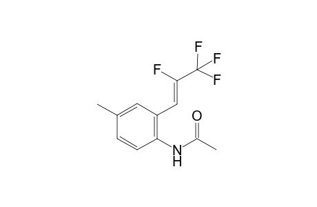 (Z)-N-(4-methyl-2-(2,3,3,3-tetrafluoroprop-1-en-1-yl)phenyl)acetamide
